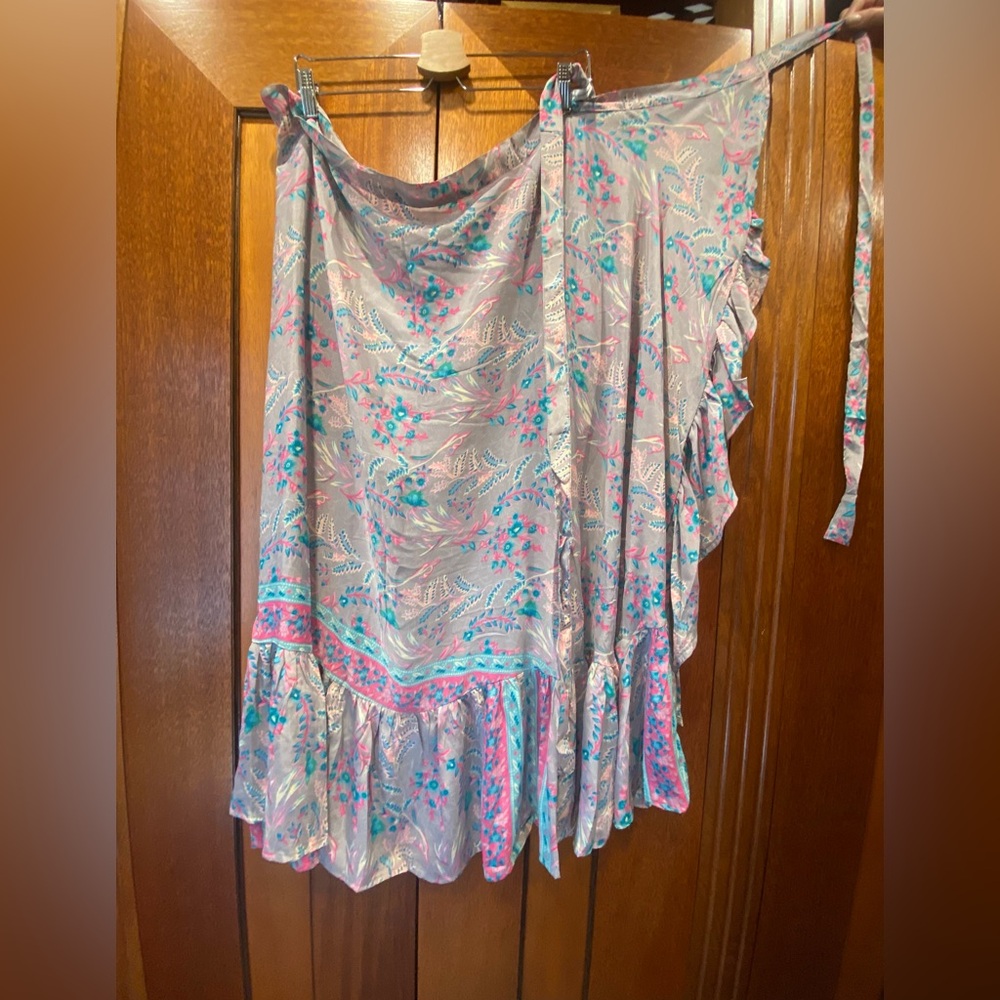 Floral Patterned Women's Skirt
